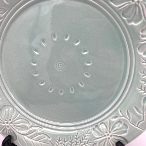 Fitz and Floyd English Garden Dinner Plate - 11.25" - Turquoise - Floral - Picture 4 of 7
